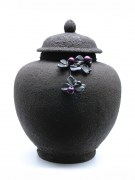 208557 Stenen urn met bloemen 8003